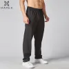 Calças Hamek Men, treinando para treinar calças soltas, caminhada de fitness tênis futebol jogging de jogging calça de moletom com bolsos calças de futebol