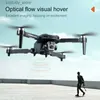 Drones 8K V166 Brushless Fluxo Óptico Drone Dupla Câmera Obstáculo Evitar Fotografia Aérea Quadcopter para Viagens Ao Ar Livre Q240308