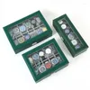 Watch Boxes Style 6/10/12 Grids Luxury Green/Gray Organizers Top Quality For Men Women Watches Jewelry Display