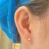 Boucles d'oreilles à clous en argent Sterling 2024, diamant unique pour dames, bijoux simples à la mode, cadeau de fête, vente 925