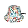 Berretti Ditsy Floral Berretti Cappello lavorato a maglia Fiori Illustra foglie Foglia Rosso Arancione Giallo Verde Turchese Blu Viola Rosa