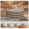 Kissen/Dekoratives Kissen Meditationskissen im japanischen Stil Homestay Tatami Marokkanischer Pouf Er Ungefüllter Ottoman Luxus-Baumwoll-Fußhocker Dh1Hb