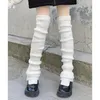 Damensocken verlängern Beinwärmer 70 cm über dem Knie, japanische JK-Uniform, Lolita-Mädchen, süß, Kawaii, gestapelt, gestrickter Fußwärmerbezug