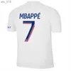 サッカージャージ22 23 S Mbappe Messis Di Maria Wijnaldum Ramos Hakimi Maillots De Football Shirts Men and Kid Kit Icardi Verrattih240308