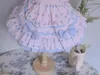 Vêtements pour chiens Vêtements pour animaux de compagnie en coton à la main Doux Mignon Fleur Imprimer Bow Princesse Robe Chihuahua Yorkshire Chiot Vêtements Jupe Coréenne