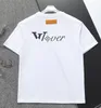 T-shirt da uomo di design T-shirt allentata traspirante in puro cotone di marca in bianco e nero T-shirt allentata traspirante per uomo e donna da strada per il tempo libero di alta qualità M-3XL
