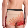 Slip CREATION IN COLOR CORAL PINK Pretty Girly Waves Sea Splash Abstract Acrylique Culotte Sous-vêtements pour hommes Shorts Boxer Briefs