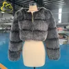 Haining Autumn And Winter New Artificial Fur Coat For Women's Faux Fox 185927