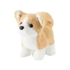 2024 Plush Toys Simulation Display Mold Teddy Corgi Dog Rabbit Tail Wagging Ass Shaking Toy Robot för barn Intressant