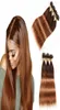 Ombre Brazilian Human Hair Pakiety zajmują się kolorami prosto i ciało 430 ciemnobrązowe dziewicze włosy splot dwóch tonowych włosów Extensio6232635