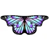 Scarves Kids Butterfly Wings Cape Girls Sparkling Fairy Shawl Pixie Cloak Fancy Dress Costume Gift Party & Holiday DIY Decorations