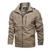 Giacche da uomo 2024 Giacca Casual da uomo Giacca a vento impermeabile Primavera Autunno Trekking all'aperto Tattico Militare Plus Size