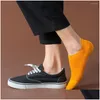 Herrstrumpor 10 par Mens No Show Socks Mesh Low Cut Ankel Sock Casual Invisible Cotton Non-Slip Dåliga män Storlek 6-11 Drop Delivery Dhwby