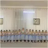 Bühnenkleidung 2023 Blaues Ballerina-Kleid Mädchen Ballettrock Langer Tanz für Kinder Frauen Performance-Kostüme Drop Lieferung DHFJT