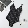 Designer Swimsuit Bareding su costumi da bagno Woman Classic Letter Stampa in un pezzo di nuoto in un pezzo affascinante Bikini Beach Ladies Designer Designer Simile Swim Swimwear Fashion