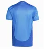 S-XXL 2024 2025 Camisetas de fútbol de Italia SCAMACCA INMOBILE CHIESA camisetas de fútbol JORGINHO BARELLA BASTONI VERRATTI Maglia Italia fans versión del jugador kit para niños adultos