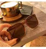 New Gm Sunglasses Womens Advanced Sense Glasses Fashion Mens Driving Anti-ultraviolet Large Face Net Red