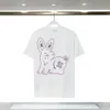 Womens Tshirt Designer Luxury Original Quality Mens Tshirts Spring New Round Neck Street Loose Rabbit Print Short Sleeve