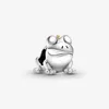 New Arrival 100% 925 Sterling Silver Two-tone Frog Prince Charm Fit Original European Charm Bracelet Fashion Jewelry Accessories2719