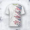 Herren-T-Shirts, modische Sport-Badminton-3D-Drucke und Damen-T-Shirts, lässig, personalisierbar, runder Y2K-Ausschnitt, kurzärmelige Tops