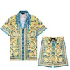 Designer-Hemd für Herren, Button-Up-Hemden, bedrucktes Bowling-Hemd, Hawaii-Blumen-Freizeithemden, Herren, schmale Passform, kurzärmeliges Kleid, hawaiianisches T-Shirt 789