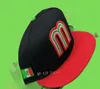 2021 Mexico Fitted Caps Letter M Hip Hop Maat Hoeden Baseball Caps Volwassen Platte Piek Voor Mannen Vrouwen Volledig Gesloten7320997