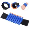 Gun Toys Zhuiyue Bullet Storage Wrist Band Kids Elastic Soft Bullets Gun Wrist Belt Rem för Nerf Series Toy Gun (ingår 100 kulor) 240307