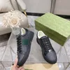 Casual Shoes Designer Sneakers Luxury Sneaker C Brand Man Woman Designer Trainer äkta Leather Ace Sandal Sandal Slide Top S527 03 S587 02