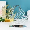 Évider Ramadan Lune Acrylique Table Ornement Eid Mubarak DIY Décoration Pour La Maison Kareem Cadeau Islamique Musulman Fournitures De Fête 240301