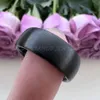 Bague de couple en carbure de tungstène pour hommes, bande bombée, finition brossée noire, paire de bijoux, mode 6mm 8mm, confort, accessoires assortis 240307