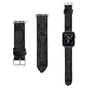 Bands Bekijk Universal Watchband voor horlogebands smartwatch band strap series 1 2 3 4 5 6 7 S1 S2 S3 S4 S5 S6 S6 S7 Se Pu Cow Leather Designer Smart Watches Straps US 240308