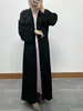 Vêtements ethniques Eid Musulman Abaya pour femmes Robe de soirée Perles Maroc Caftan Ramadan Lace-up Islam Dubaï Arabe Longue Robe 2024 Printemps