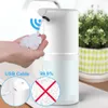 Touchless Automatic Sensor Soap Dispenser Foam USB Laddning Smart Infrared Sensor Liquid Soap Dispenser Hand Sanitizer 240226