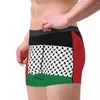 Sous-vêtements Palestine Drapeau Hommes Sous-vêtements Palestinien Hatta Kufiya Keffiyeh Modèle Boxer Shorts Culotte Drôle Doux Pour Homme S-XXL