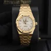 Audem Pigu Orologi a carica automatica Movimento tourbillon volante Orologi da polso Royal Oak Orologio 37 mm Indice bianco Segna ora Quadrante oro WN-359O