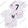 Taglia da uomo S-4XL cucita ritorno al passato Nuova maglia da baseball 5 Joe DiMaggio 7 Mantle 8 Yogi Berra York