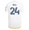 2024 2025 La Galaxy Soccer Jersey Kid Kit Man Major League Los Angeles 24/25 Football Shirt Primary Home White Angeleno Away Green Brugman Riqui Puig Joveljic Neal