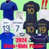 2024 Euro Cup Französisches Heimtrikot MBAPPE Fußballtrikots DEMBELE COMAN SALIBA KANTE Maillot De Foot Equipe Maillots GRIEZMANN Kinder Männer Frauen Fans Spieler Fußballtrikot