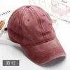 Berretti da baseball Berretto da baseball solido estivo per donna Uomo Cotone lavato Sport all'aria aperta Cappello da camionista Snapback Visiera Cappelli da sole Regolabili