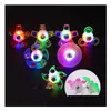 Gants LED Marché de nuit Gants LED Petits jouets Creative Finger Tip Top Spinning Bracelet pour enfants Bracelet Adt Discothèque Gadgets Drop Deli Dhu7U