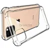 Étuis mobiles Case Skin pour iPhone 15 Pro Max 14 Plus 13 Mini 12 11 Coussin d'air Coin Transparent Transparent Antichoc TPU Silicone Cover 240304