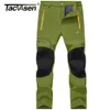 TACVASEN Winter Ski Pants Mens Warm Thermal Waterproof Pants Tactical Fleece Lined Trousers Outdoor Hiking Mountain Work Pants 240228