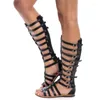 Sandalen Gladiator Sandale Frau Sommer Römischen Verband Frauen Kausalen Zip Flache Mädchen Hohl Strand Schuhe Zapatos Mujer