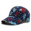 Ball Caps Outdoor Einstellbar Männer Frauen Vier Jahreszeiten Lip Floral Cap Cartoon Print Baseball Hüte Sonnenschutz