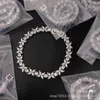 Ma Yan Bracelet complet en diamants incrusté de diamants à haute teneur en carbone Bracelet T Family Full Diamond Celebrity Light Luxe Mode Femme Sentiment avancé Artisanat