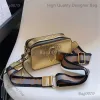 Designer Bag Påsar 2023 Ny sommarstruktur Small Square Single Fashion Wide Shoulder Strap Crossbody Camera Bag 70% rabatt på uttag