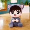 2024 25cm 35cm Cute Cat Doll Plush Toy Plushs Doll Cartoon Stuffed Dolls Children's Christmas Gift Home Decoration