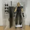 Anime Manga Play Arts Final Fantasy 7 VII Sephiroth Cloud Strife Tifa Lockhart Action Character Remake Toy 25cm Joint Mobile Dock Presentation J240308