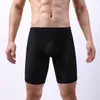 Underbyxor män andningsbara trosor släta underkläder herr sommarsport hög elasticitet is siden trosor för snabb torkning smal