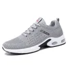 Hommes femmes chaussures respirant formateurs gris noir sport extérieur chaussures de sport baskets GAI mdfbs